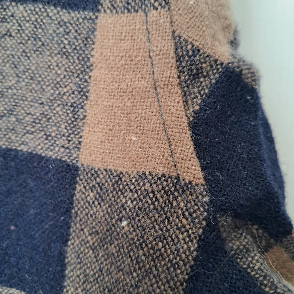The Men's Store Black and Tan Plaid Shirt Jacket - Picture 10 of 12